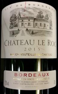 Chateau Le Roc - Medoc Rouge 2020 (750ml) (750ml)