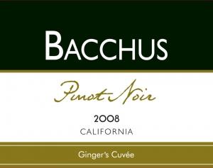 Bacchus - Pinot Noir Gingers Cuvee California 2021 (750ml) (750ml)