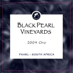 Black Pearl Vineyards - Red Blend Oro, Paarl 2021 (750ml) (750ml)
