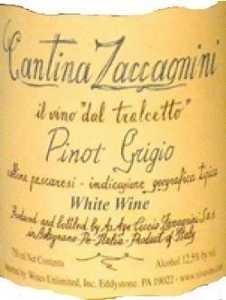 Cantina Zaccagnini - Pinot Grigio 2021 (750ml) (750ml)