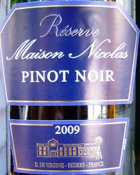 Maison Nicolas - Pinot Noir Vin de Pays dOc Rserve 2021 (750ml) (750ml)