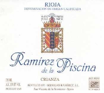 Bodegas Ramrez - Rioja Ramrez de la Piscina Crianza 2018 (750ml) (750ml)