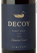 Decoy - Pinot Noir 'Limited' Sonoma Coast 2019 (750)