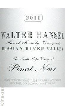Walter Hansel - Pinot Noir 'North Slope' Russian River Valley 2021 (750ml) (750ml)